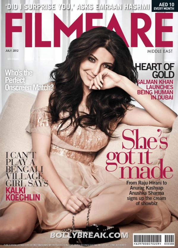 Anushka Sharma - Filmfare July 2012 - SEXY ANUSHKA PICS - Famous Celebrity Picture 