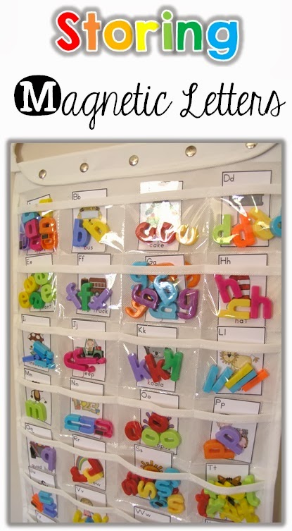 Storing Magnetic Letters - Clever Classroom Blog