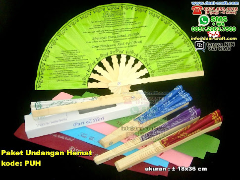 Paket Undangan Hemat Bambu Kain