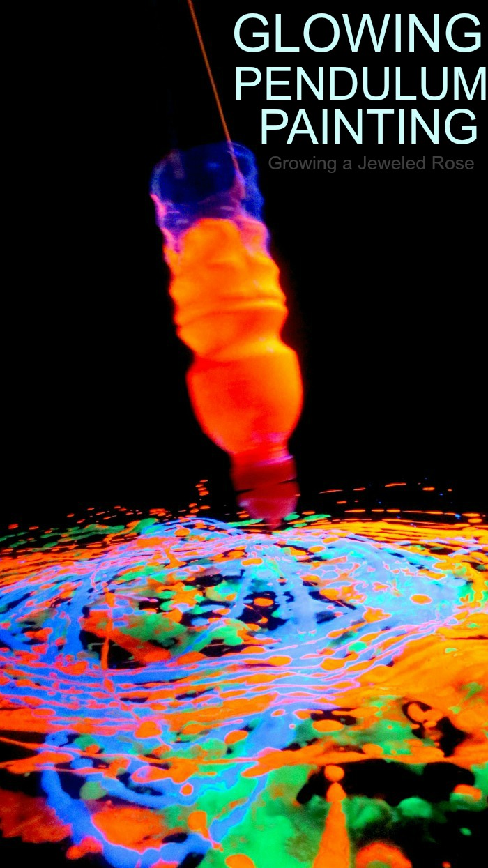 Paint and Play Pendulum Painting Growing A Jeweled Rose