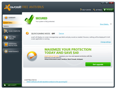 Avast free antivirus download full version 8.0.1497