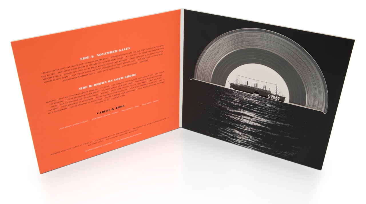 Cables & Arms Vinyl Record Packaging on Packaging of the World