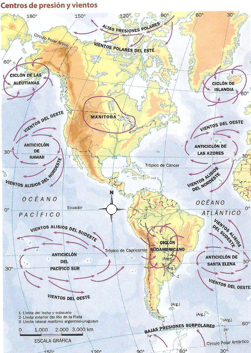 mapa de centro y sur america