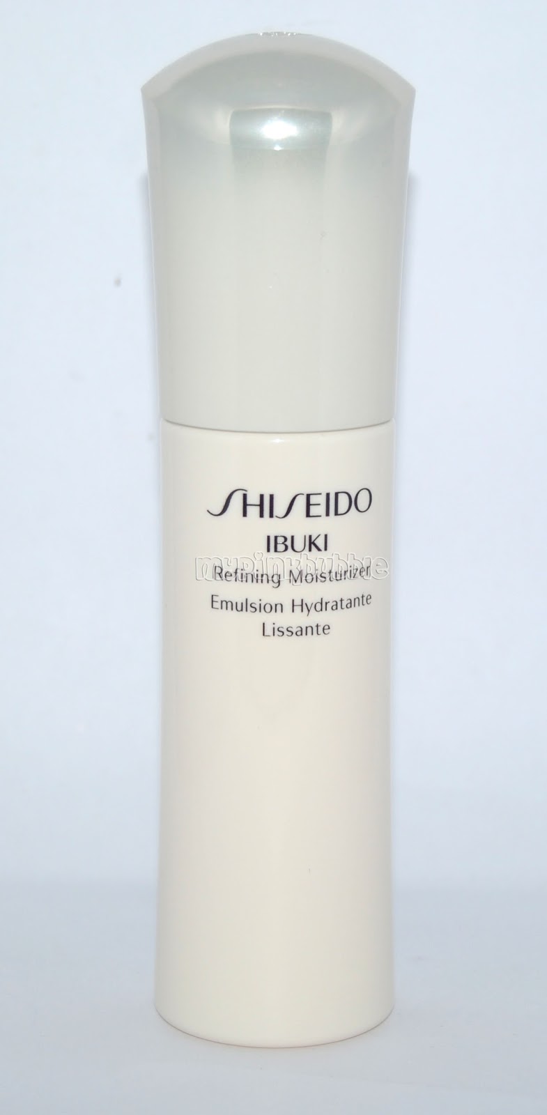 Shiseido Ibuki emulsión hidratante (Ibuki shiseido refining moisturizer) My Pinkbubble Blog