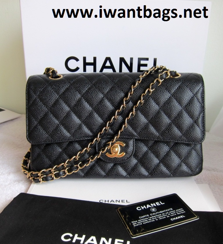 chanel classic flap caviar