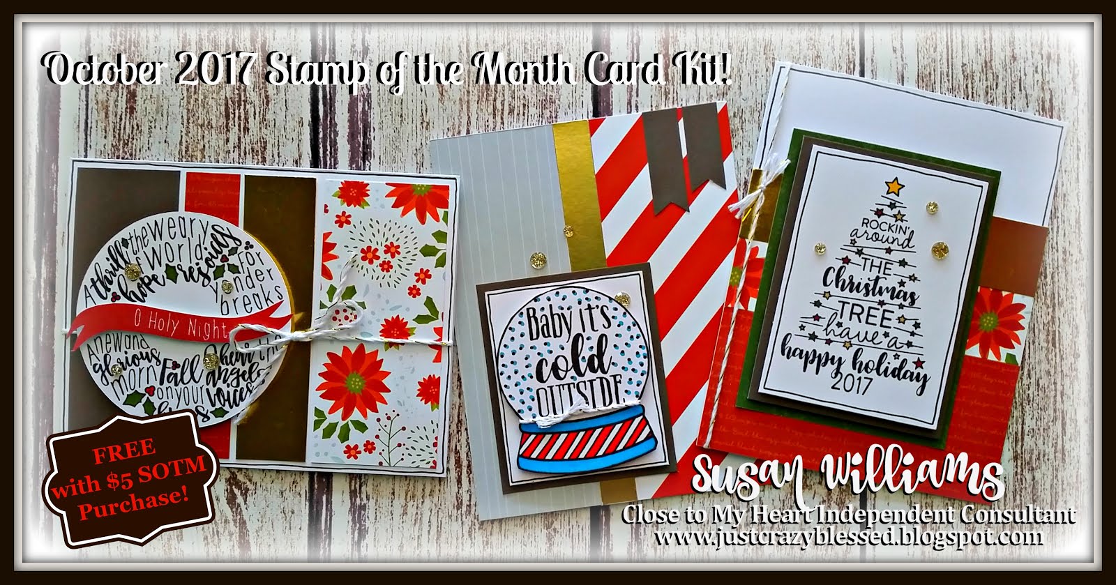 October Stamp of the Month (72) Card Workshop!