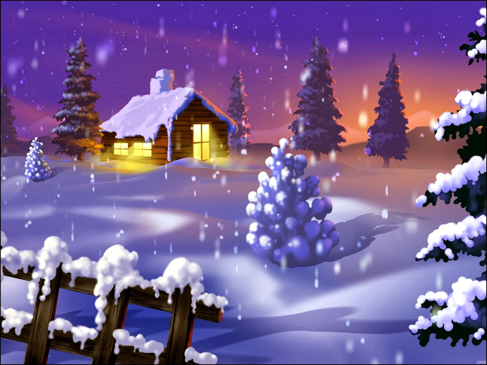 ALL HD IMAGES: December Snowfall Wallpapers
