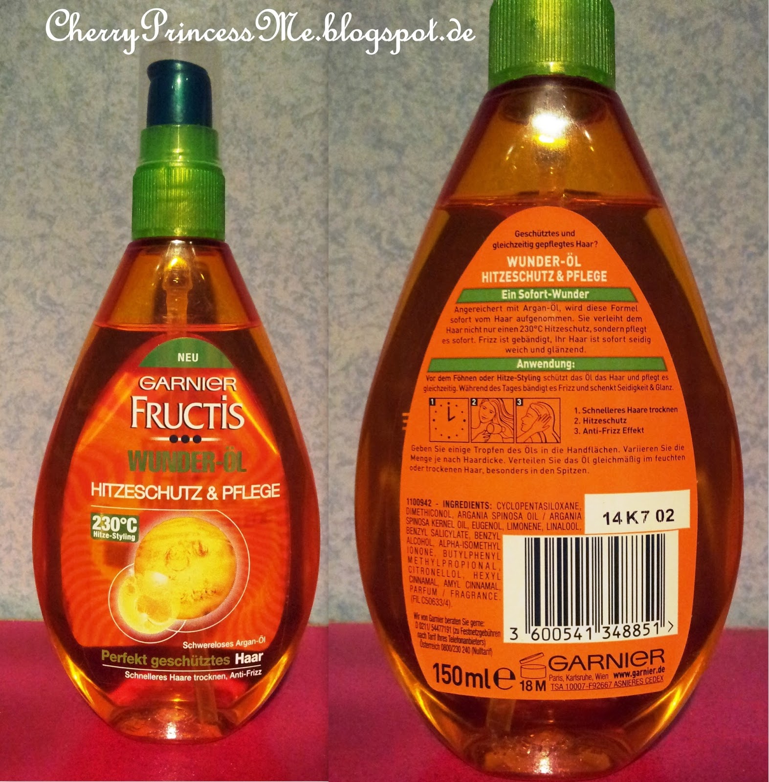 garnier haaröl hitzeschutz