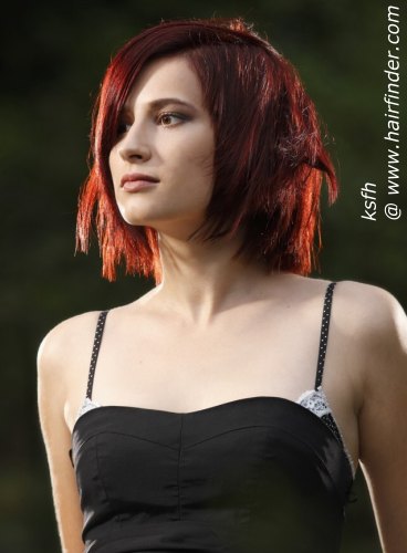 Prom Hairstyles: Choppy Medium Hairstyles