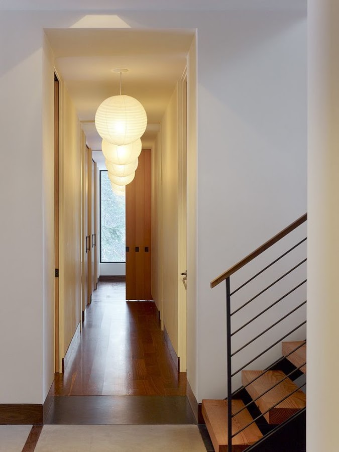Hogar diez: decorar pasillos estrechos