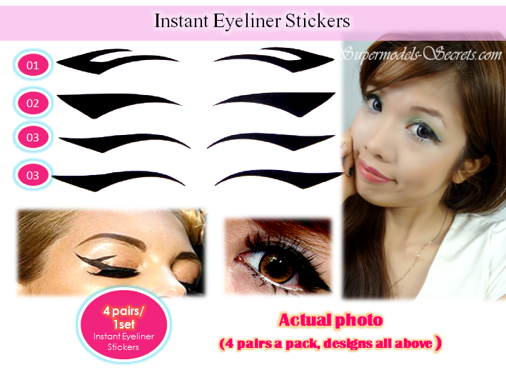 Supermodels Secrets Beauty Blog Instant Eyeliner sticker (World's fastest Eyeliner) RM 6 a pack