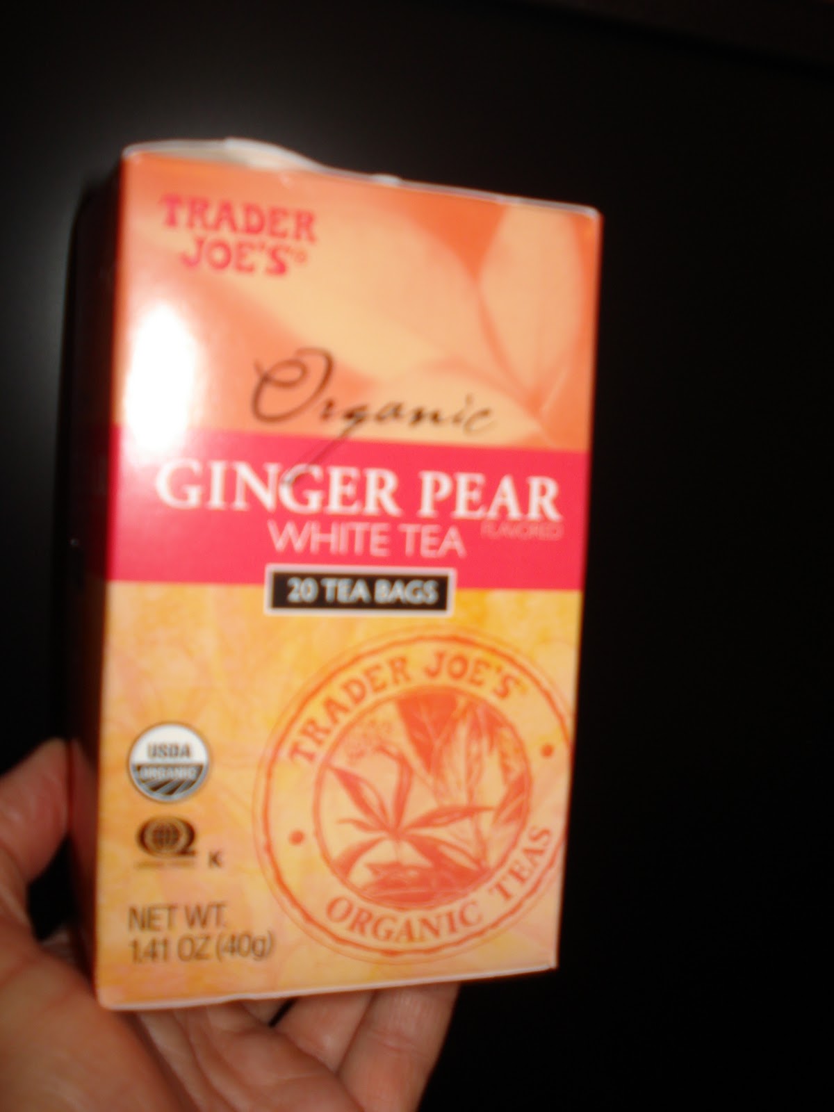 Just JoeP Trader Joe's Organic Ginger Pear White Tea
