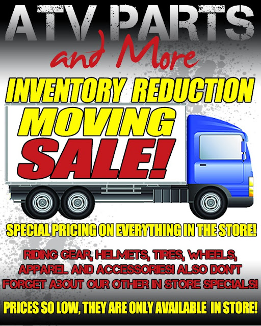 INVENTORY REDUCTION MOVING SALE!