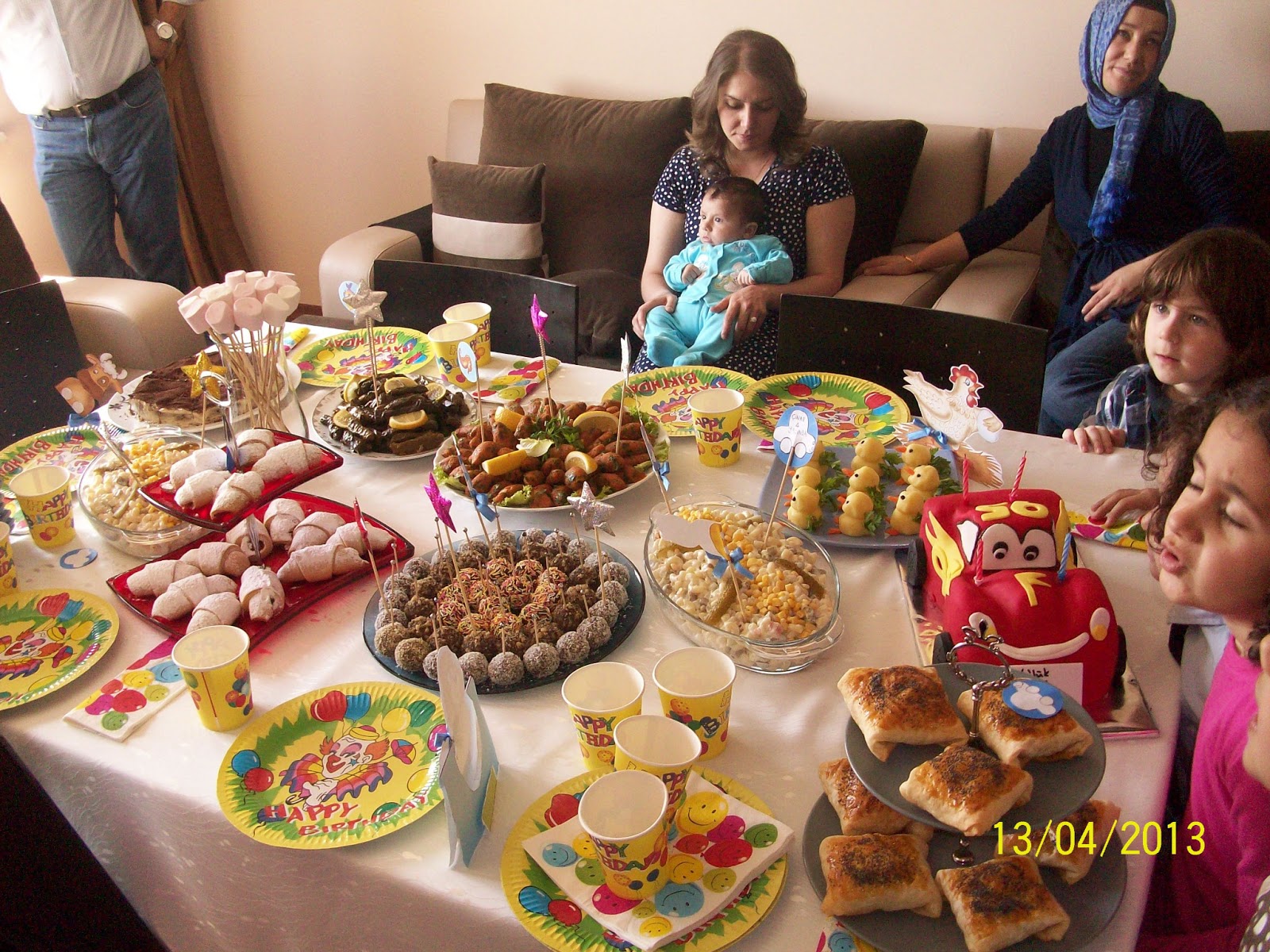 Meryem�in mutfağından&hellip; Çınar�ın Doğum Günü ve Menüsü )