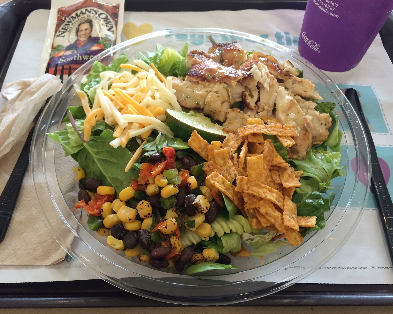 Choices Coach: Grilled Chicken Southwest Salad