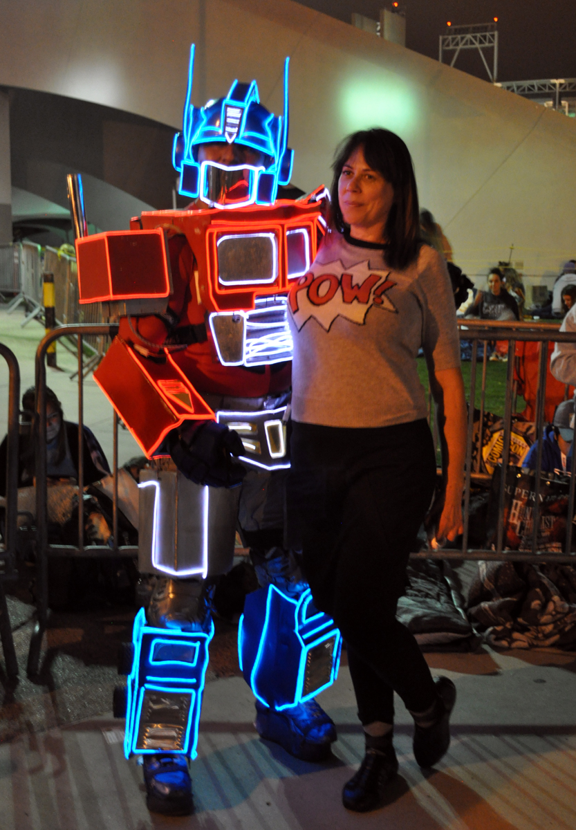 Just A Car Guy the best Transformer costume at Comic Con I saw this