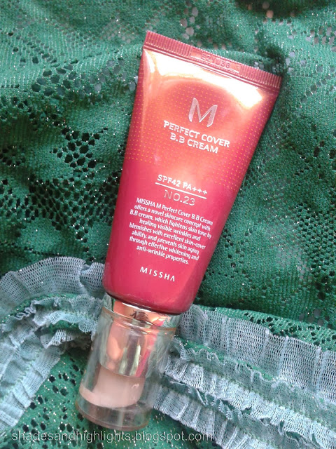 Missha  Perfect Cover BB Cream (#23 Natural Beige) Quick Review | Shades and Highlights