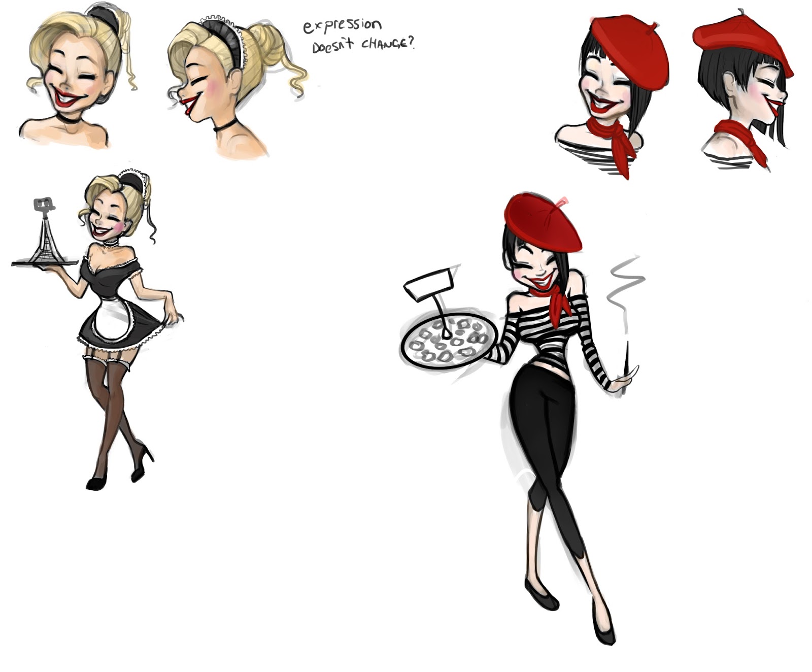 Megan Gonzo S Art Blog Wee Wee Le French Huehue Baguette Sorry