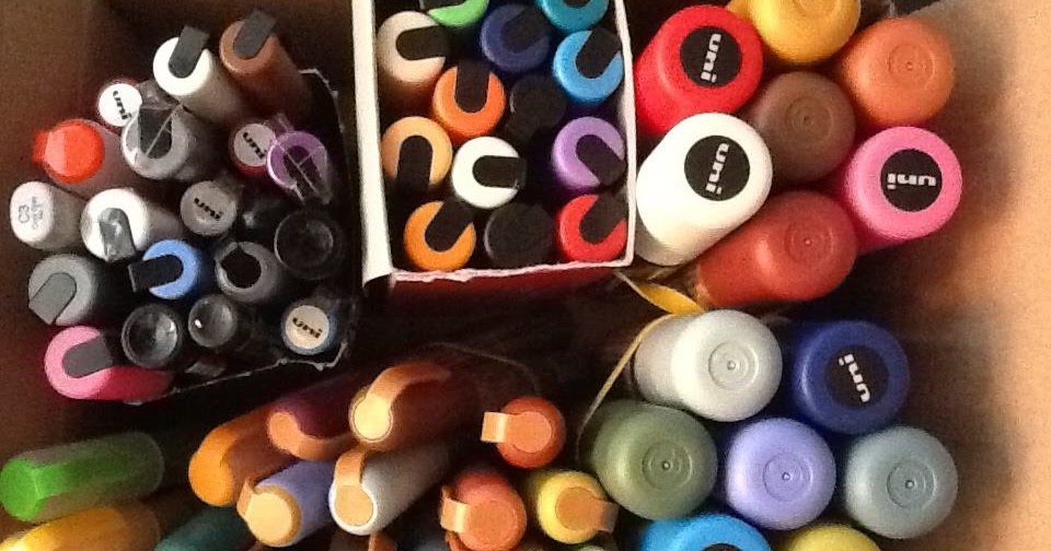 Polymer Paula My Uni Posca Marker chalkboard!