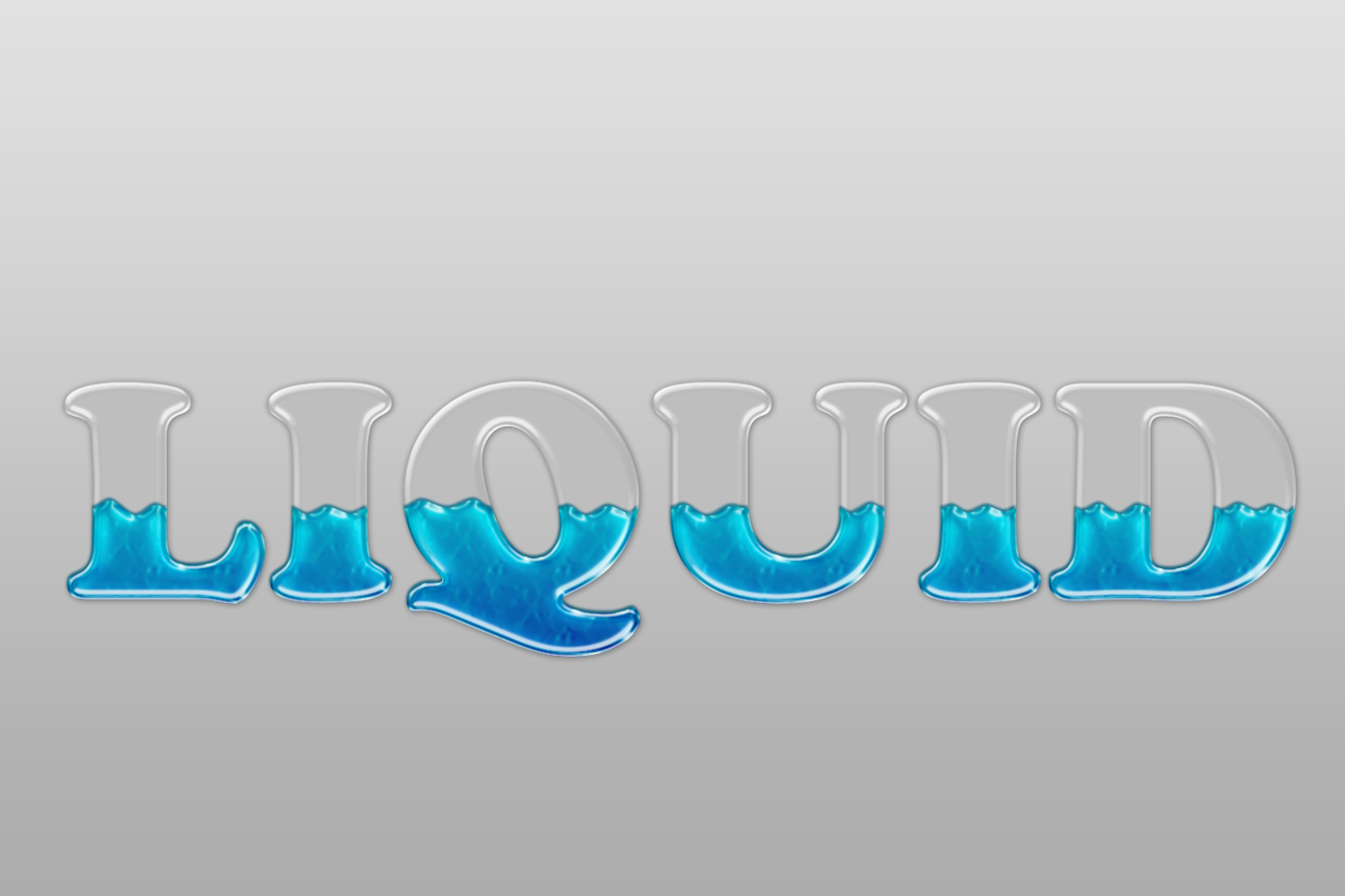 josh's portfolio Liquid Text
