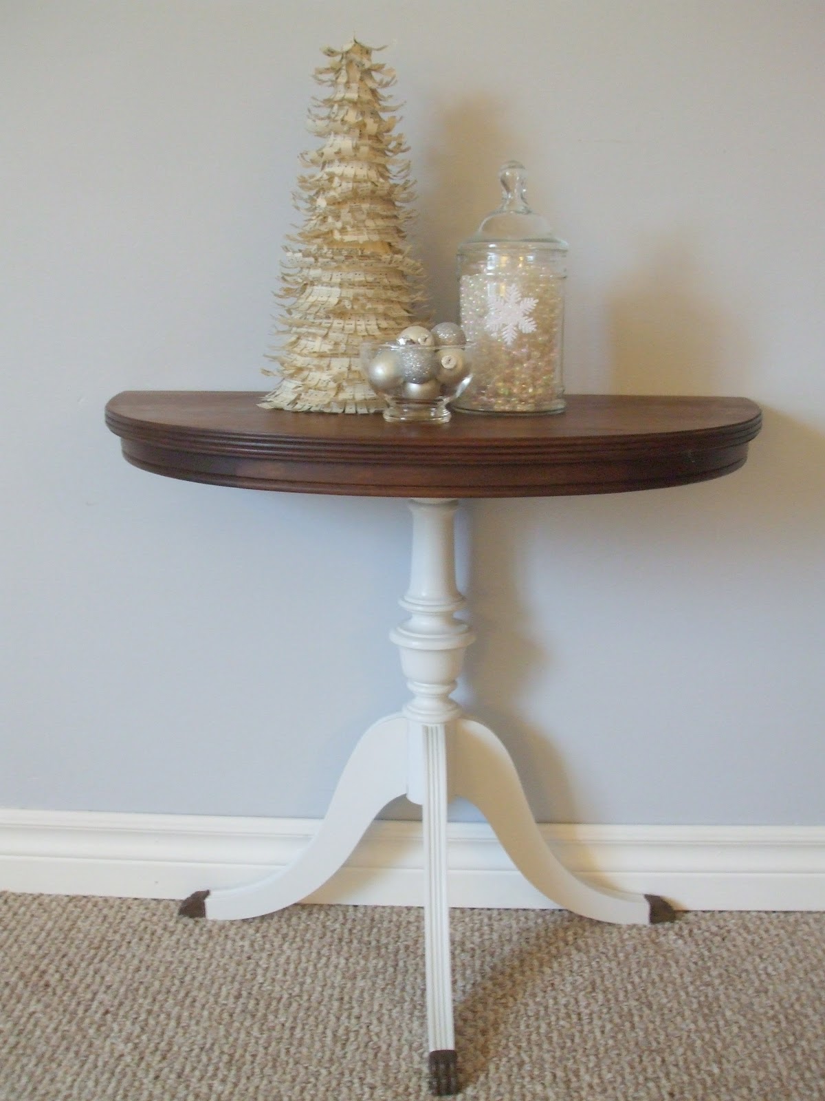 simply chic treasures Updated HalfMoon Table and a few Sneak peaks