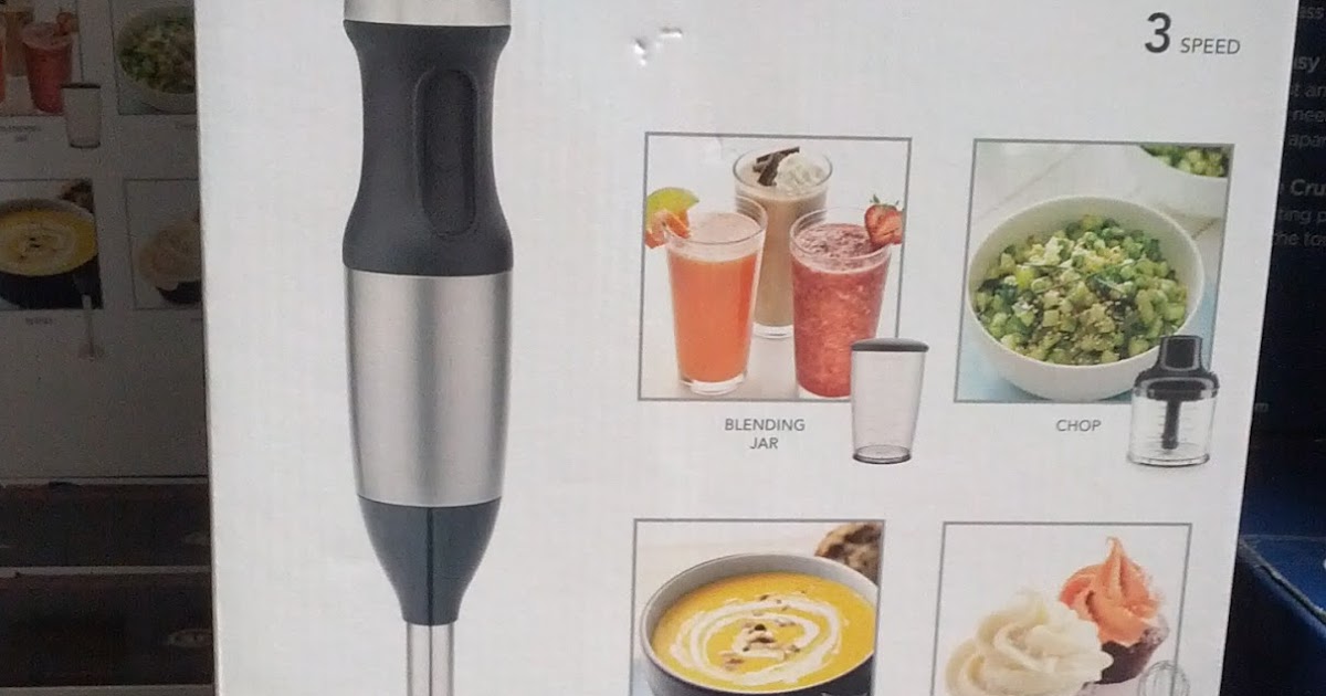 KitchenAid KHB2352CU 3 Speed Hand Blender (Contour Silver) Costco