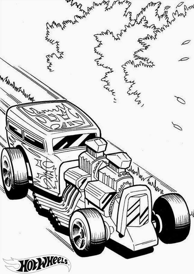 Hot Wheels Coloring Pages 39