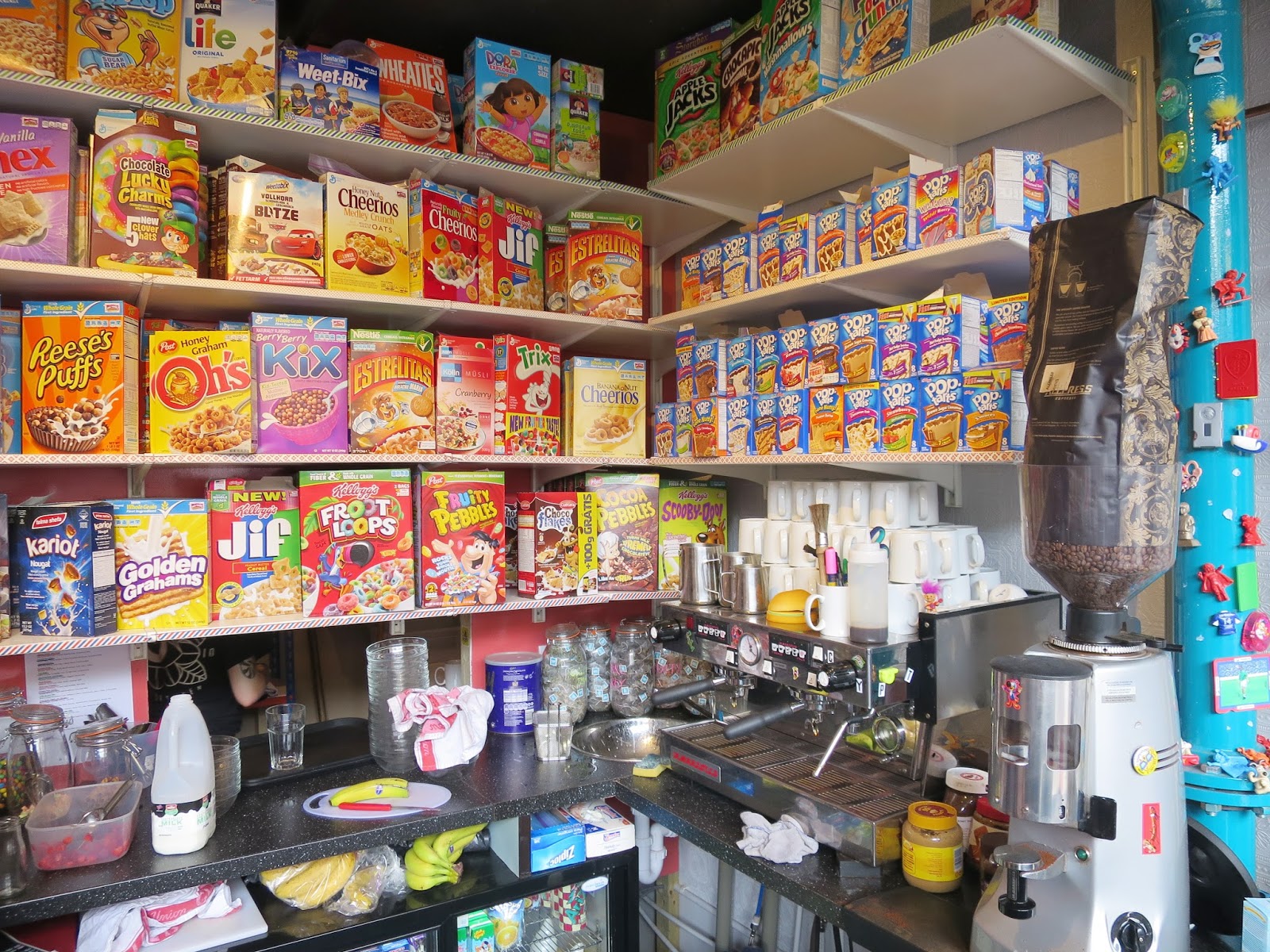 Meg's Boutique London Eats Cereal Killer Cafe