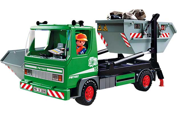 playmobil skip lorry