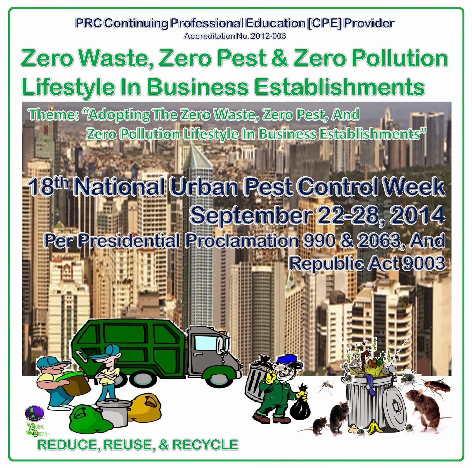 18th National Urban Pest Control Week 18th National Urban Pest Control