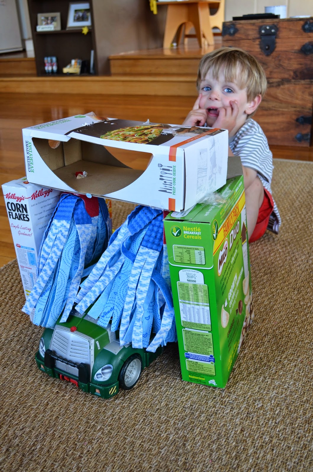 crafternoon garden Cardboard Box Car Wash...