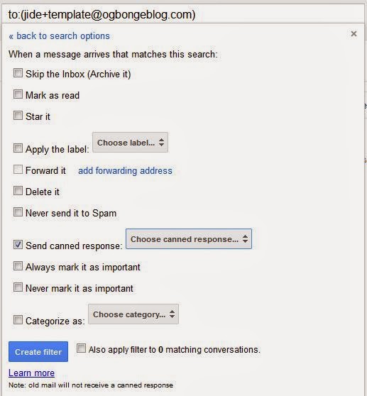 Using Gmail Canned Responses and Filters To Reply Mails Automatically