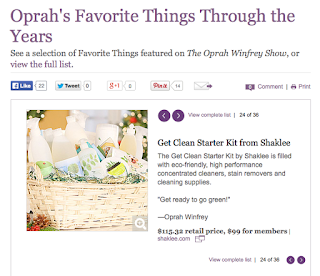 oprah's favourite things