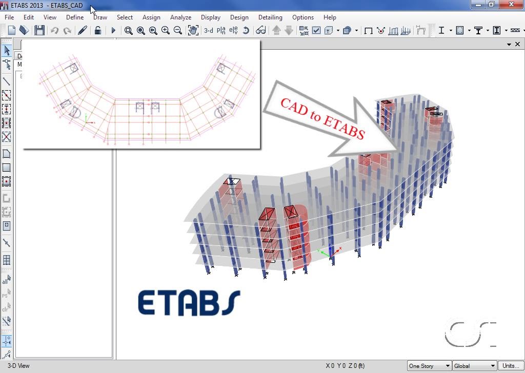 Import From Autocad To Etabs Import From Autocad To Etabs