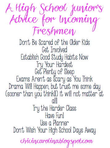 High school tips for freshmen girls | synonym