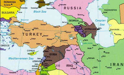 Turkey Map Political Regional