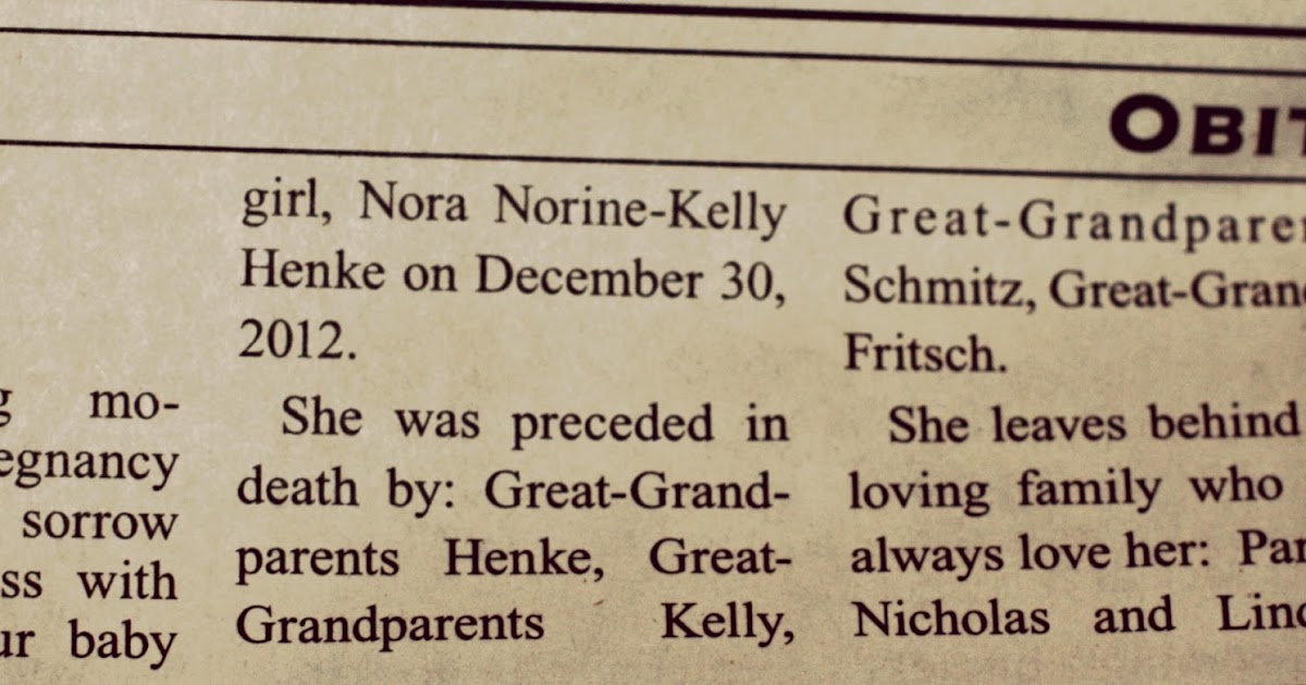 Stillborn and Still Breathing Sample Funeral Ceremony, Death