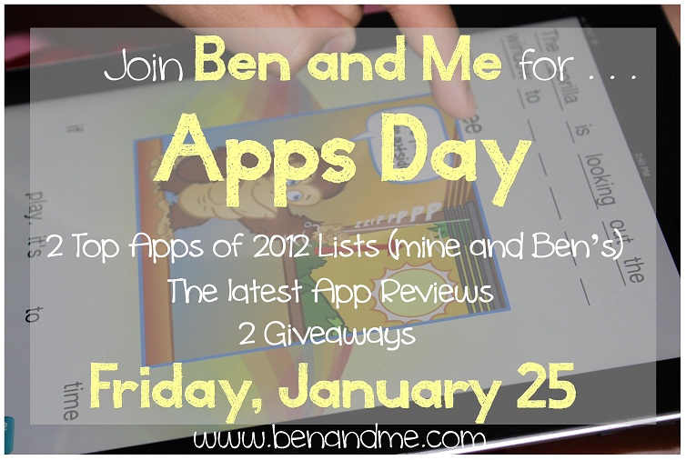 Ben's Top 10 Favorite Homeschool iPad Apps 2012 Ben and Me