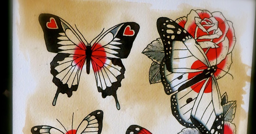 Will Koffman Tattoo: butterflies
