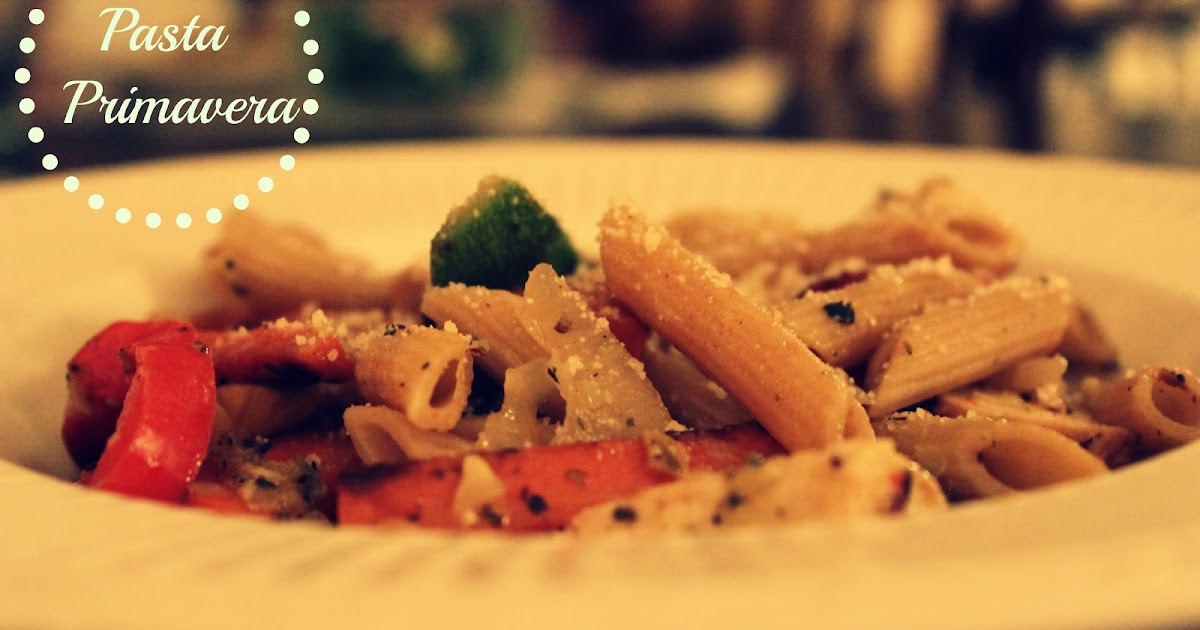 the house that built me Pasta Primavera
