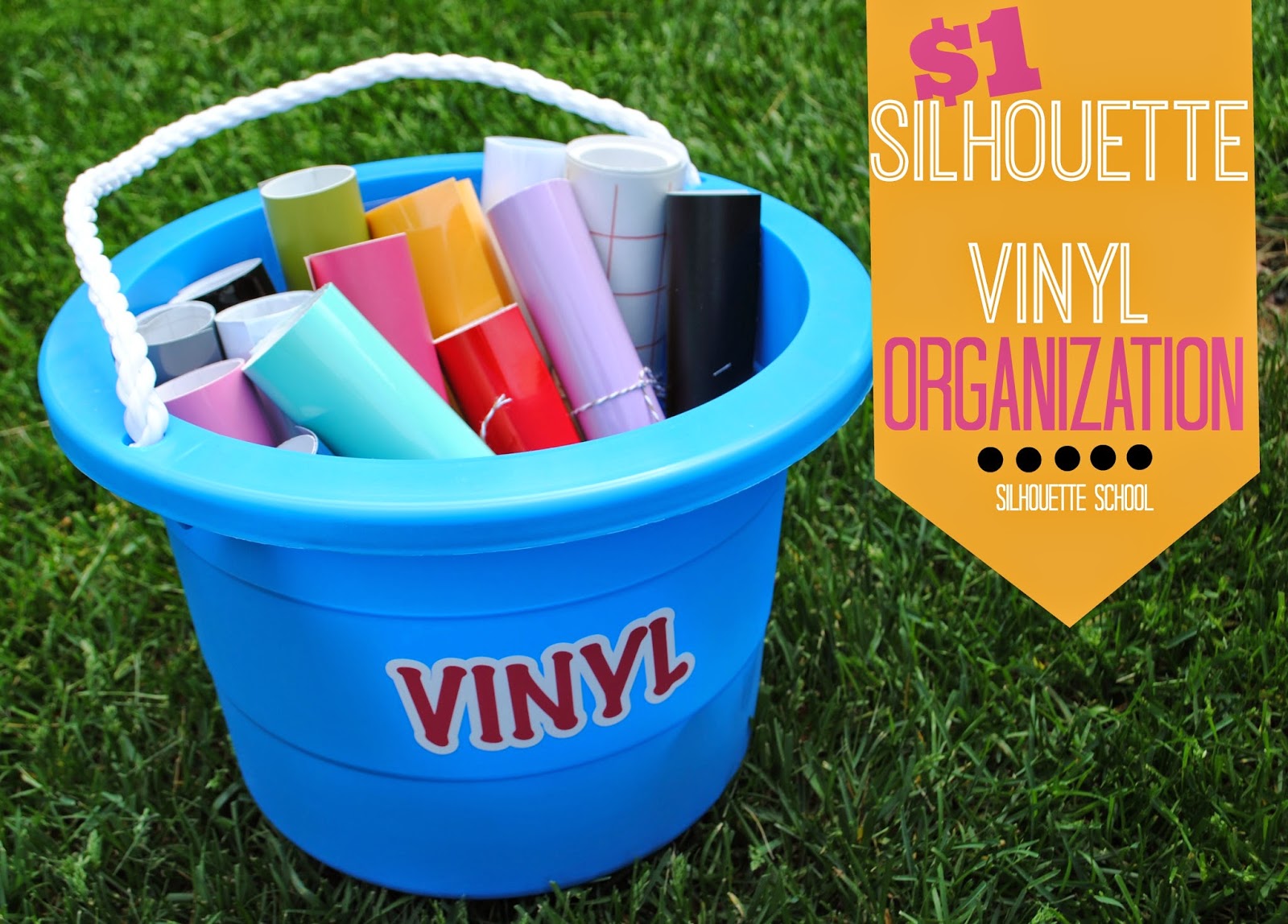 Dollar Store Silhouette Vinyl Organization Silhouette School