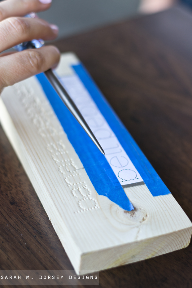 sarah m. dorsey designs DIY Aluminum Plant Markers