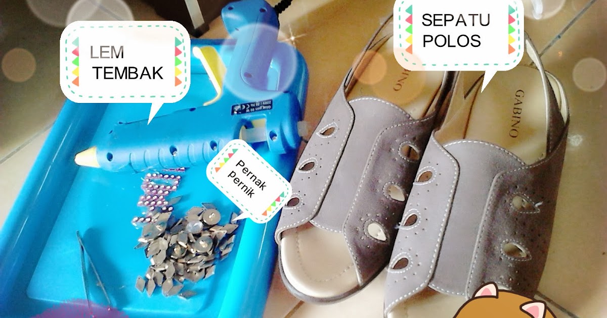 Kucing Betina DIY Menghias Sepatu polos menjadi lebih Kucing Betina DIY Menghias Sepatu polos menjadi lebih