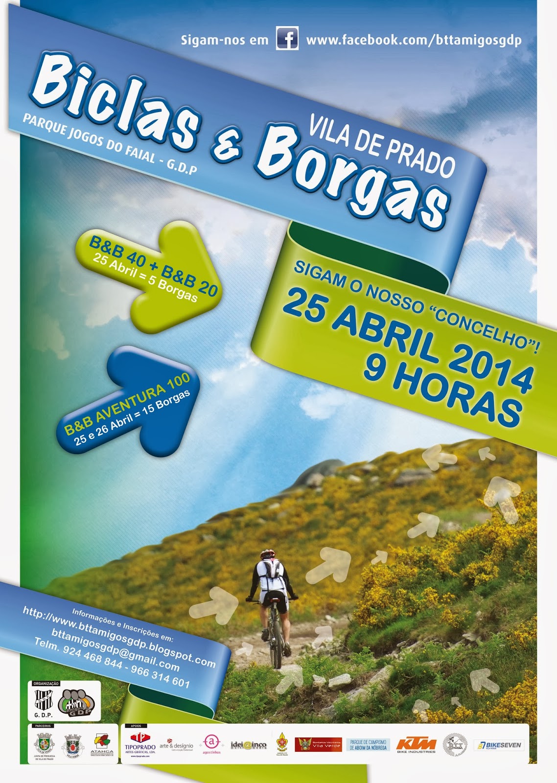 Biclas & Borgas 2014 - sigam o nosso "concelho" B&B 2014