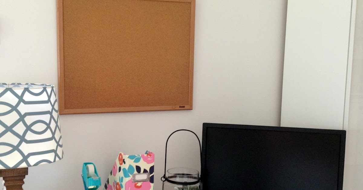 Quick Change Cork Board With Duct Tape