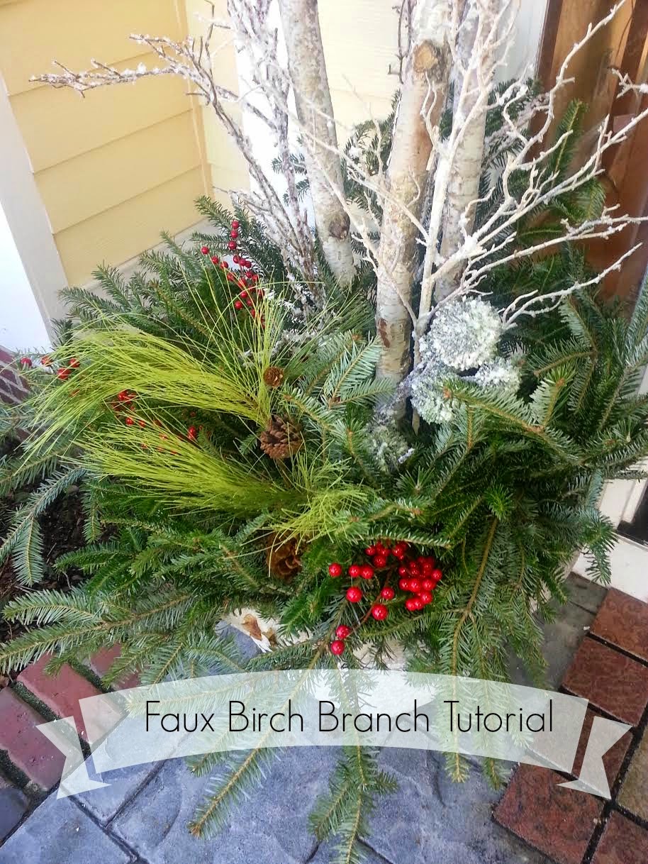 Decor You Adore Faux River Birch Branches Easy Tutorial