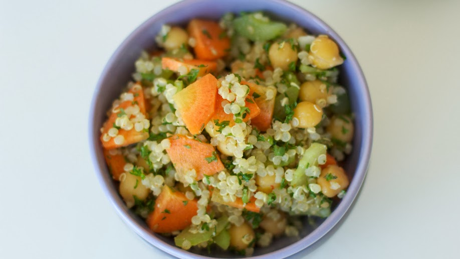 SANS GLUTEN SANS LACTOSE Salade de quinoa sans gluten vegan