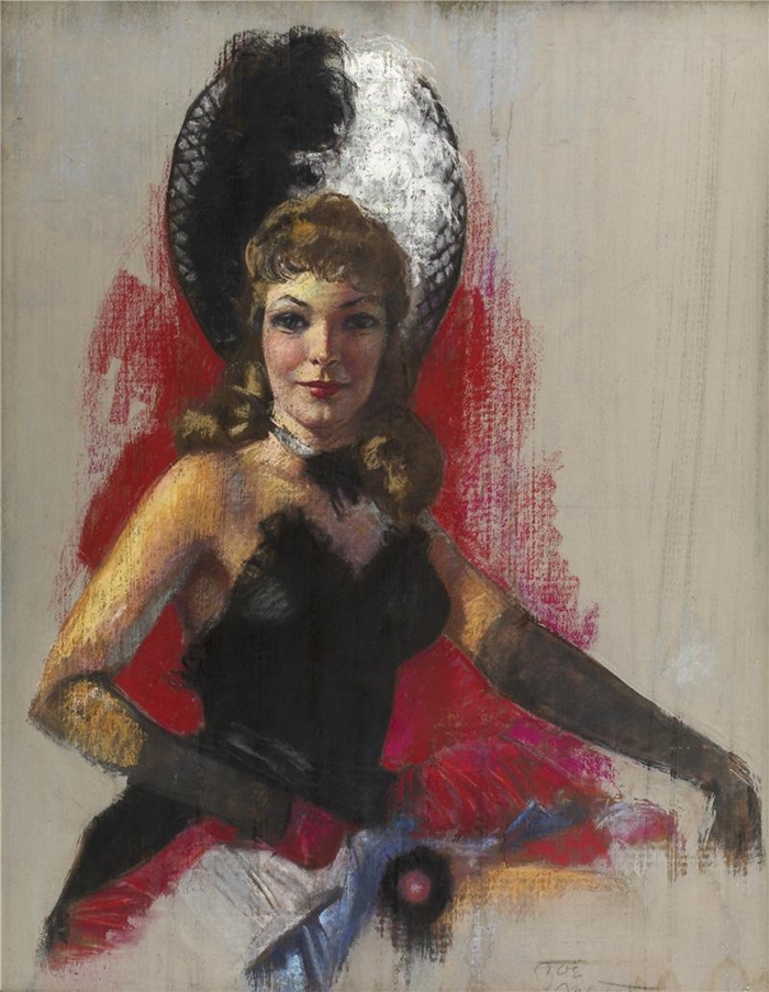 Zoë Mozert 1907-1993 American Pin-up illustrator