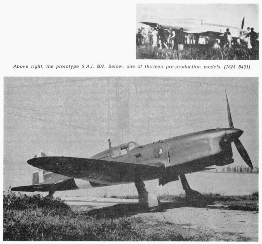 Italian Aircraft of WWII AMBROSINI S.A.I. 207