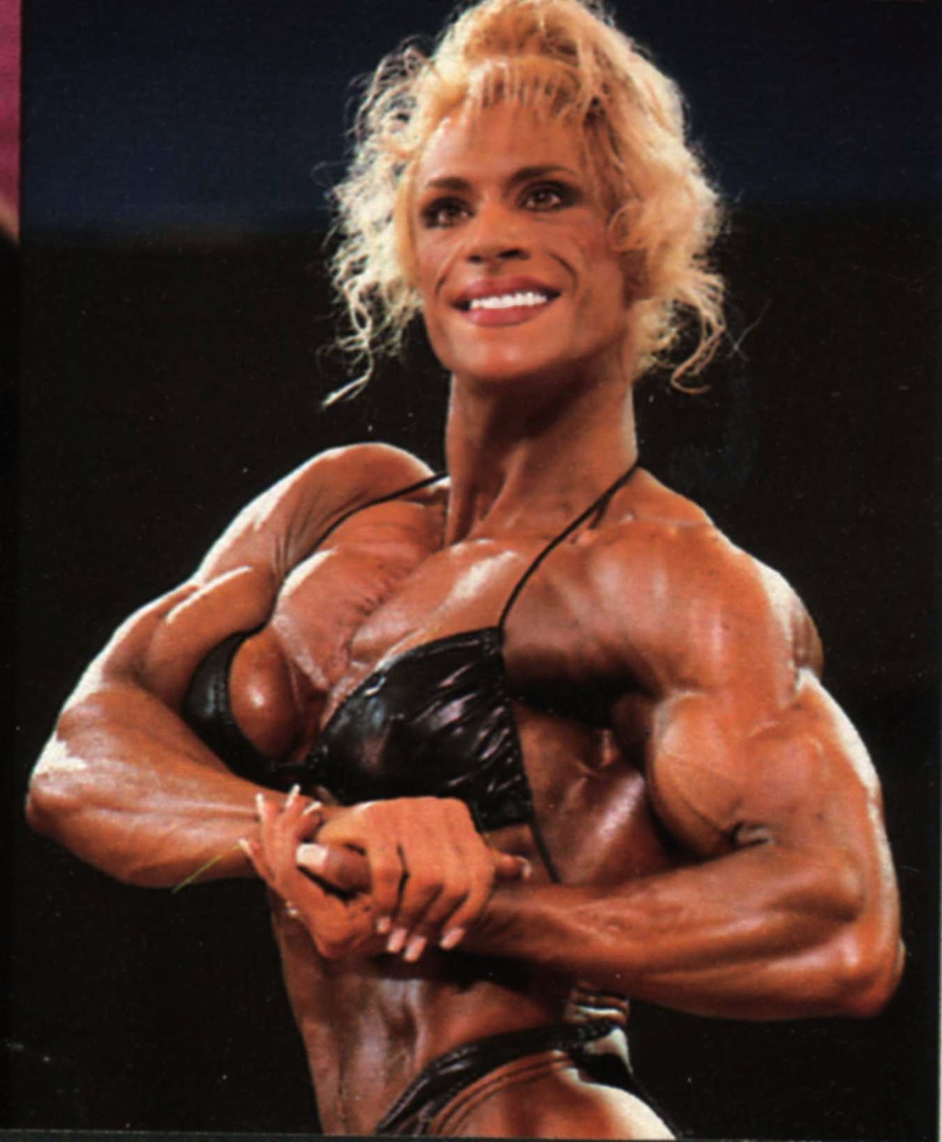 Kim Chizevsky is an American professional female bodybuilding